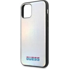 Guess Aizmugurējais vāciņš Guess Apple iPhone 11 Pro Iridescent Cover Silver