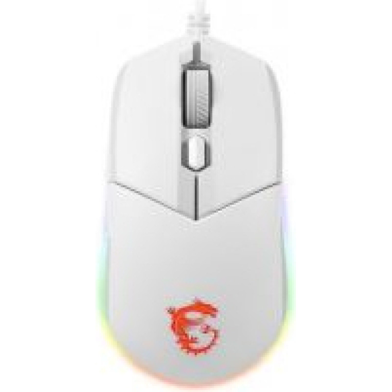 MSI Datora pele MSI  MOUSE USB OPTICAL GAMING/CLUTCH GM11 WHITE