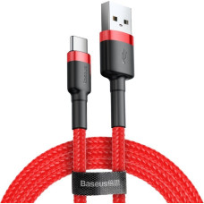 Baseus Kabelis Baseus  Baseus Cafule Cable durable nylon cable USB / USB-C QC3.0 2A 3M red (CATKLF-U09)