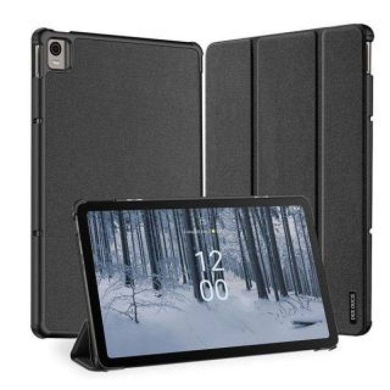 Dux Ducis Maciņš grāmata Dux Ducis  Domo case for Nokia T21 smart cover stand Black