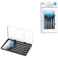 Logilink Serveru  - Citi piederumi Logilink  Small Screwdriver Set, 6pcs Incl. transport boxThe set includes1x slot driver 1.4 mm1x slot driver 2.0 mm1x slot driver 2.4 mm1x slot driver 3.0 mm1x Cross slot driver 0 mm1x Cross slot driver 1 mm