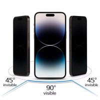 Ilike Aizsargstikls iLike Apple IPHONE 16 PRO Tempered Privacy Glass Black