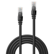 Lindy Nevadāms centrmezgls LINDY  CABLE CAT6 UTP 1M/BLACK 48077