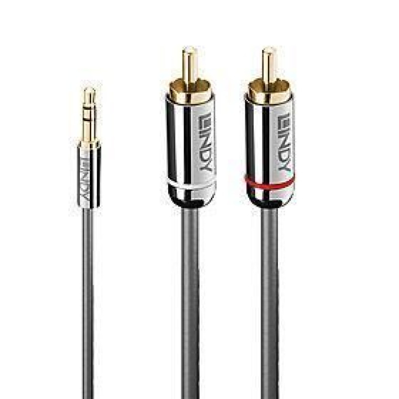 Lindy Kabelis LINDY  CABLE AUDIO 3.5MM TO PHONO 5M/35336