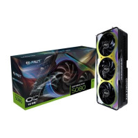 Palit Grafiskās karte / Video kartes Palit  Graphics Card||NVIDIA GeForce RTX 5080|16 GB|GDDR7|256 bit|PCIE 5.0 16x|GPU 2295 MHz|Triple slot Fansink|1xHDMI|3xDisplayPort|NE75080T19T2-GB2030G