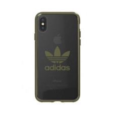 Adidas Aizmugurējais vāciņš Adidas Apple iPhone X/Xs OR Clear Case Green