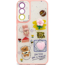 Ilike Aizmugurējais vāciņš iLike Samsung Galaxy A54 EPOXY CARTOON COVER Pink