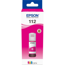 Epson Aksesuāri un izejmateriāli EPSON  112 EcoTank Pigment C13T06C34A Ink Bottle, Magenta