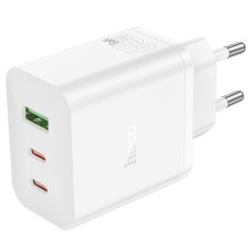 Hoco Adapteris Hoco  N51 Scenery PD65W(2C1A) charger(EU) White