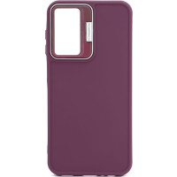 Ilike Aizmugurējais vāciņš iLike Samsung Galaxy A35 Hybrid case With Camera Stand Plum