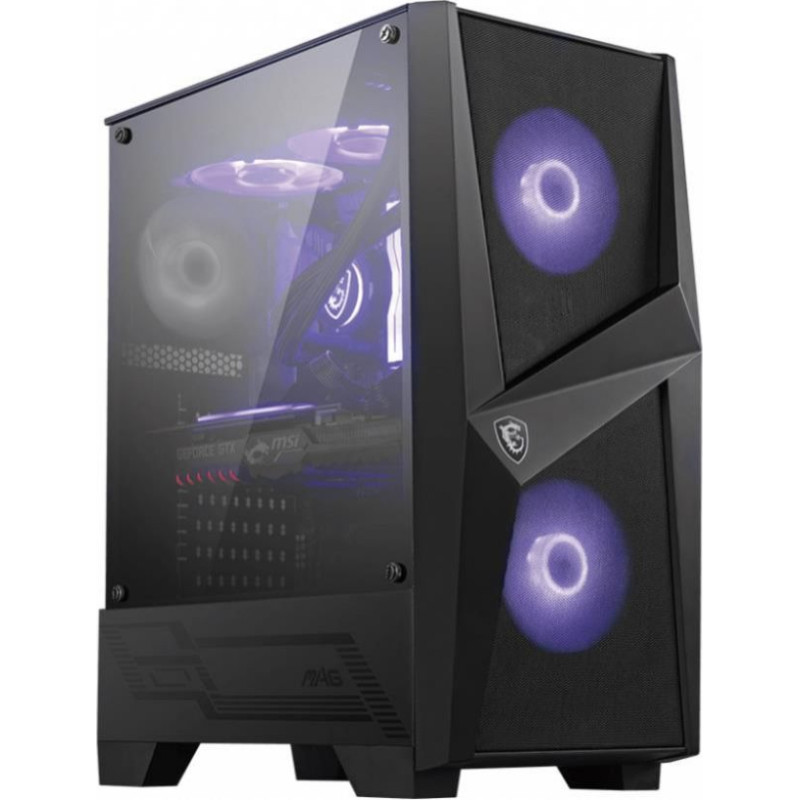 MSI Datoru korpusi MSI  Case||MAG FORGE 100M|MidiTower|Not included|ATX|MicroATX|MiniITX|Colour Black|MAGFORGE100M
