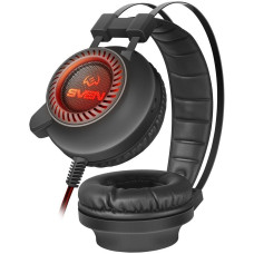 Sven Austiņas ar mikrofonu Sven  Headphones with microphone AP-U840MV, black (USB, LED)