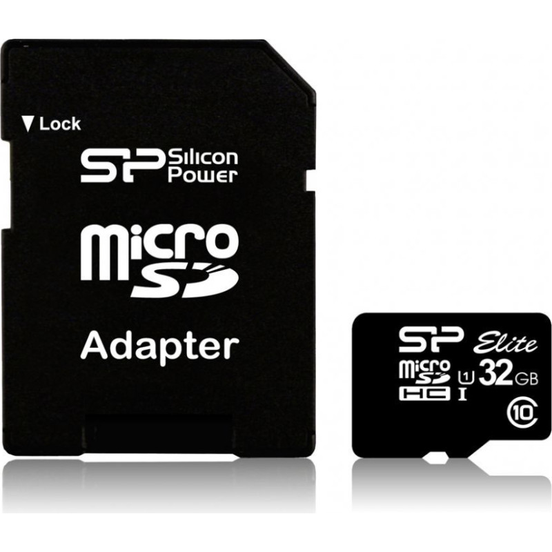Silicon Power Atmiņas kartes Silicon power  Elite UHS-I 16 GB, MicroSDHC, Flash memory class 10, SD adapter