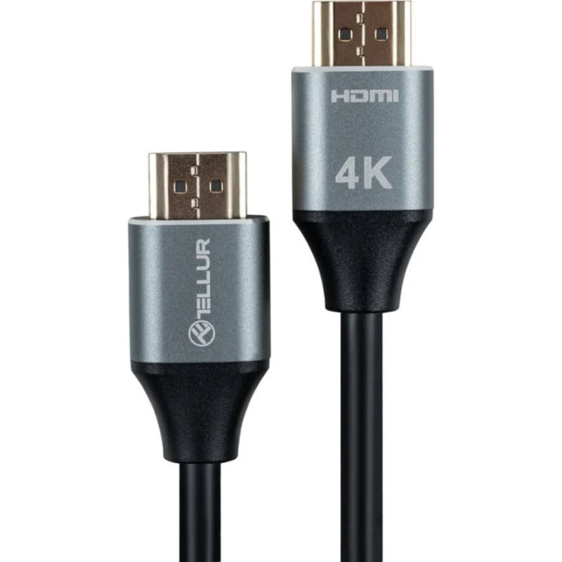 Tellur Kabelis Tellur  High Speed HDMI 2.0 cable, 4K 18Gbps plug-plug Ethernet gold-plated 3m black