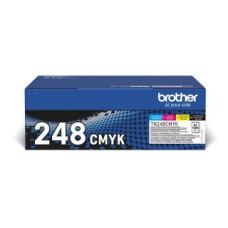 Brother Aksesuāri un izejmateriāli Brother  TN248VAL Toner Cartridge, Value pack with all 4 toners