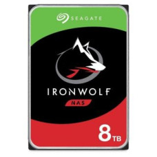 Seagate Cietais disks HDD SeaGate  HDD||IronWolf|8TB|SATA 3.0|256 MB|7200 rpm|Discs/Heads 5/10|3,5