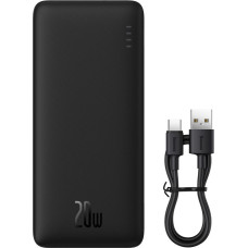 Baseus Ārējais akumulators Baseus  Baseus Airpow 20W 20000mAh Power Bank with Baseus Simple Series USB-A - USB-C 50cm Cable - Black