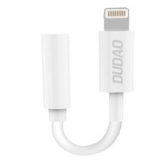 Dudao Parveidotājs Dudao  audio adapter headphone adapter Lightning to mini jack 3.5mm White