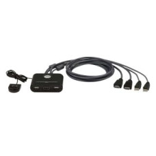 Aten Serveru  - Citi piederumi Aten  2-Port USB FHD HDMI Cable KVM Switch  CS22HF