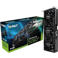 Palit Grafiskās karte / Video kartes Palit  Graphics Card||NVIDIA GeForce RTX 5060 Ti|16 GB|GDDR7|128 bit|PCIE 5.0 16x|Memory 1750 MHz|Triple slot Fansink|1xHDMI|3xDisplayPort|NE7506T019T1-GB2061S