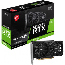 MSI Grafiskās karte / Video kartes MSI  GeForce RTX 3050 VENTUS 2X E 6G OC | NVIDIA | 6 GB | NVIDIA GeForce RTX 3050 | GDDR6 | HDMI ports quantity 2 | PCI Express Gen 4 x16 (uses x8)