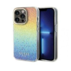 Guess Aizmugurējais vāciņš Guess Apple iPhone 15 Pro HC IML FACETED MIRROR DISCO IRIDESCENT