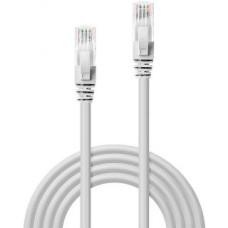 Lindy Nevadāms centrmezgls LINDY  CABLE CAT6 U/UTP 0.5M/WHITE 48091