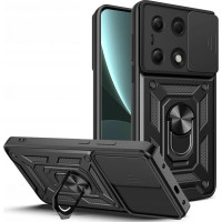 Tech-Protect Aizmugurējais vāciņš Tech-Protect - Tech-Protect CamShield Pro Case for Xiaomi Redmi Note 13 Pro 4G / LTE / Poco M6 Pro 4G / LTE - Black