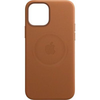 Apple Aizmugurējais vāciņš Apple  Leather Case with MagSafe  for iPhone 12 mini California Poppy