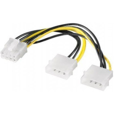 Goobay Kabelis Goobay  93241 Power cable/adapter for PC graphics cards; PCI-E to PCI Express 8-pin, 0.15 m