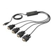 Assman Electronic Kabelis Assman electronic  DIGITUS USB 2.0 to RS232x4 Cable 1.5M Ch