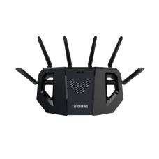 Asus Rūteris Asus  | Dual Band WiFi 7 Extendable Gaming Router | TUF Gaming BE6500 | 802.11be | 6500 Mbit/s | Ethernet LAN (RJ-45) ports 4 | Mesh Support Yes | MU-MiMO Yes | Antenna type External fixed | 1
