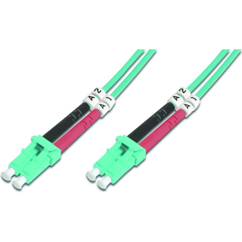 Digitus Kabelis Digitus  Patch Cord FO, LC to LC MM OM3 50/125 µ, 1m