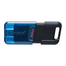 Kingston Zibatmiņa Kingston  MEMORY DRIVE FLASH USB-C/64GB DT80M/64GB