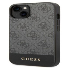 Guess Aizmugurējais vāciņš Guess Apple Phone 14 Plus Stripe Case Grey