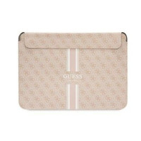 Guess Portatīvo datoru soma Guess  PU 4G Printed Stripes Computer Sleeve 16 Pink