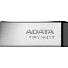 Adata Zibatmiņa ADATA  MEMORY DRIVE FLASH USB3.2 64GB/BLACK UR350-64G-RSR/BK