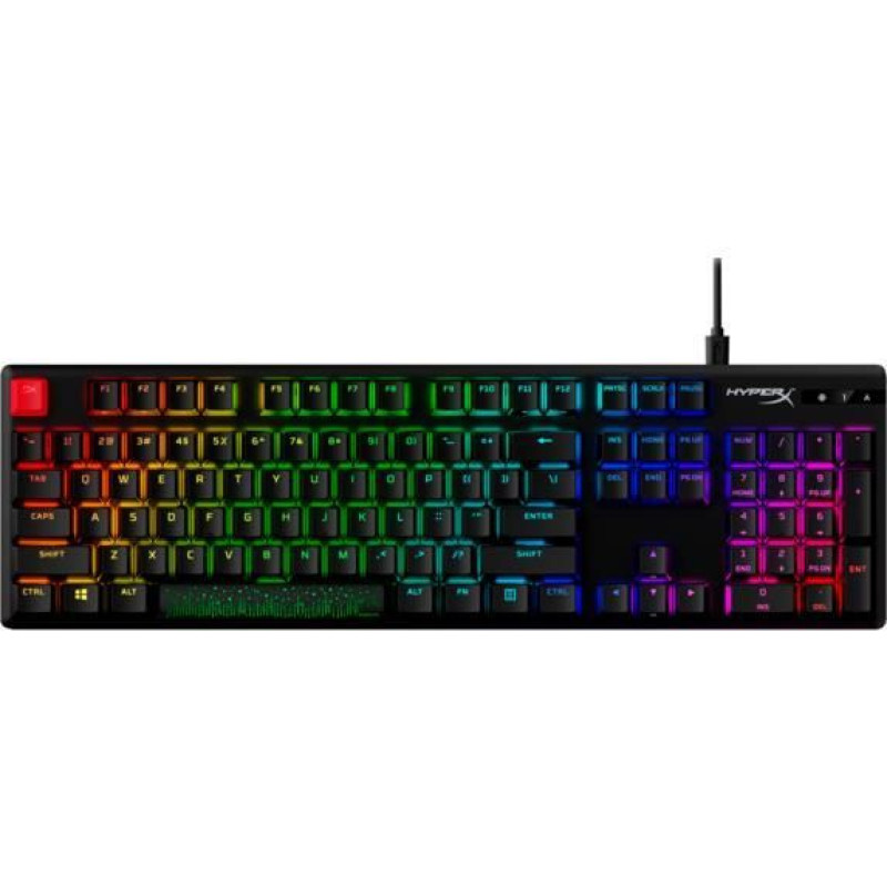 Hyperx Datora tastatūra HyperX  KEYBOARD ALLOY ORIGINS PBT HX/RED 639N3AA#ABA