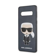 Karl Lagerfeld Aizmugurējais vāciņš Karl Lagerfeld Samsung Galaxy S10 Ikonik Full Body PC/TPU Case Blue