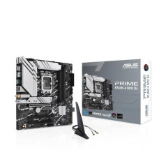 Asus Pamatplate Intel procesorsiem Asus  Mainboard||Intel B760 Express|LGA1700|Micro-ATX|Memory DDR4|Memory slots 4|3xPCI-Express 4.0 16x|2xM.2|2xHDMI|1xDisplayPort|4xUSB 2.0|2xUSB 3.2|1xPS/2|1xRJ45|3xAudio port|PRIMEB760M-AWIFID4