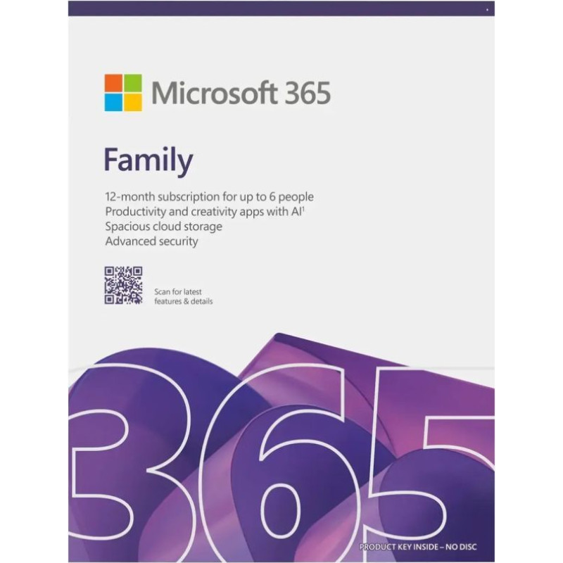 Microsoft Fitnesa aproce Microsoft  365 Family | EP2-32335 | ESD | English