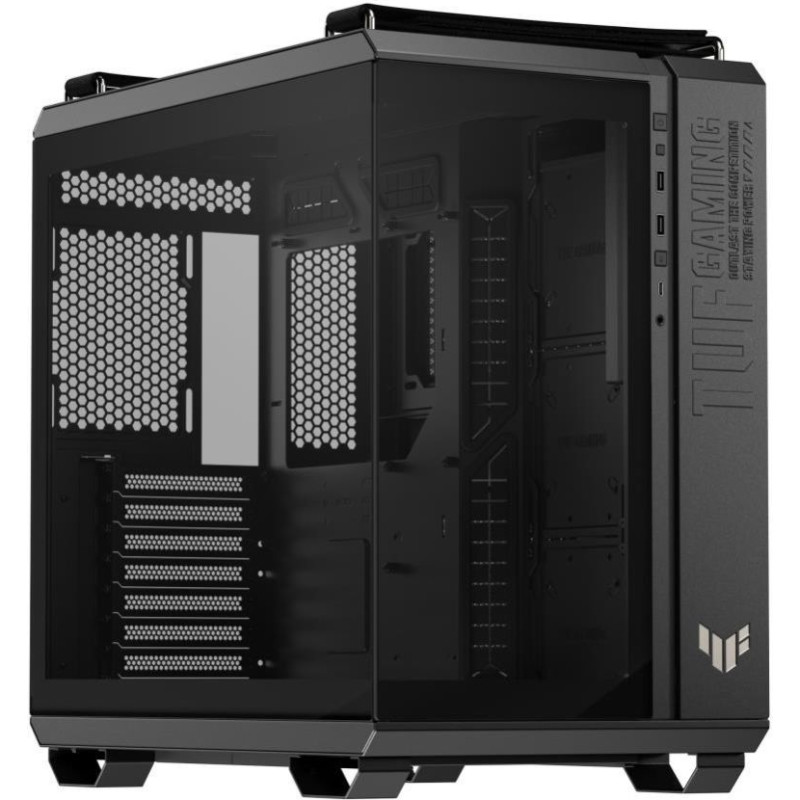 Asus Datoru korpusi Asus  Case||TUF Gaming GT502 Horizon|MidiTower|Case product features Transparent panel|Not included|ATX|MicroATX|MiniITX|Colour Black|TUFGAMINGGT502HORIZON