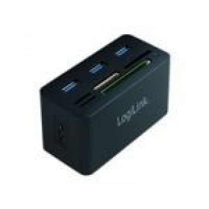 Logilink Parveidotājs Logilink  USB 3.0 Hub with All-in-One Card Reader