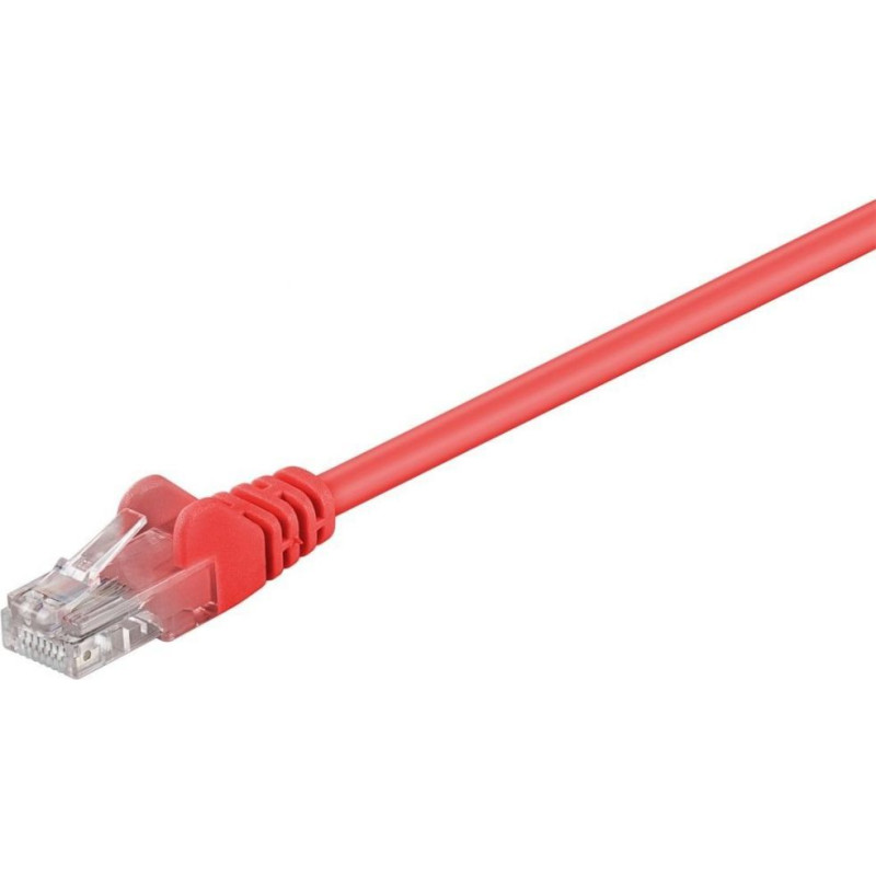 Goobay Kabelis Goobay  CAT 5e patch cable, U/UTP 68369 3 m, Red