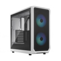 Fractal Design Datoru korpusi Fractal Design  Focus 2 RGB White TG Clear Tint, Midi Tower, Power supply included No