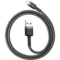 Baseus Kabelis Baseus  CABLE LIGHTNING TO USB 0.5M/GRAY/BLACK CALKLF-AG1