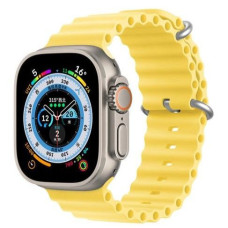 Dux Ducis Siksniņa Dux Ducis  Strap Watch Strap 8 / 7 / 6 / 5 / 4 / 3 / 2 / SE (41 / 40 / 38mm) Silicone Band Bracelet Yellow