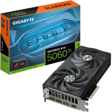 Gigabyte Grafiskās karte / Video kartes Gigabyte  Graphics Card||NVIDIA GeForce RTX 5060 Ti|16 GB|GDDR7|128 bit|PCIE 5.0 16x|GPU 2617 MHz|Dual Slot Fansink|1xHDMI|3xDisplayPort|GV-N506TEAGLEOC-16GD1.0