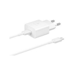 Samsung Adapteris Samsung  Samsung USB-C Travel Charger 15W White + USB-C Data Cable White
