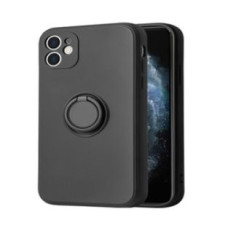 Ilike Aizmugurējais vāciņš iLike Apple IPHONE 13 PRO SILICONE RING Black